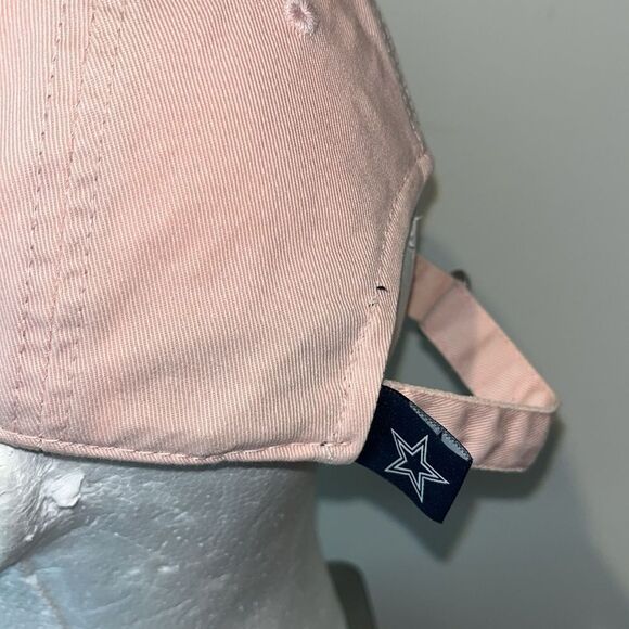 Pale Pink Sexy Women’s Model Dallas Cowboys Sewn Star Baseball Cap Hat - Sloop - Picture 4 of 5